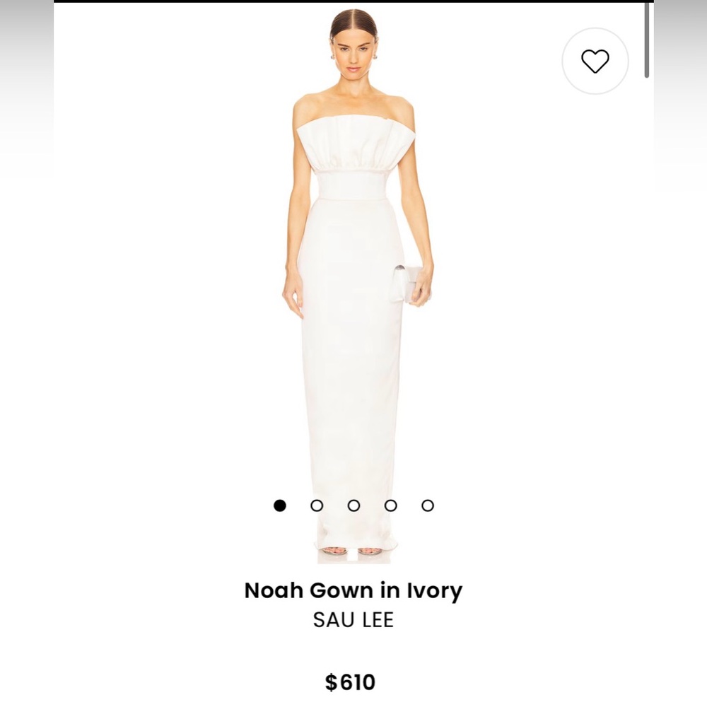 Sau Lee Noah Gown in Ivory